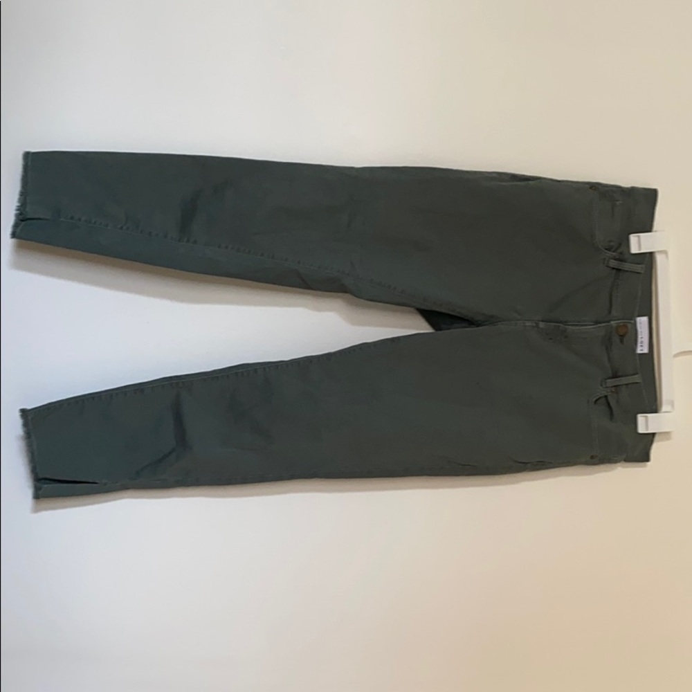 Loft Green Fray Jeans